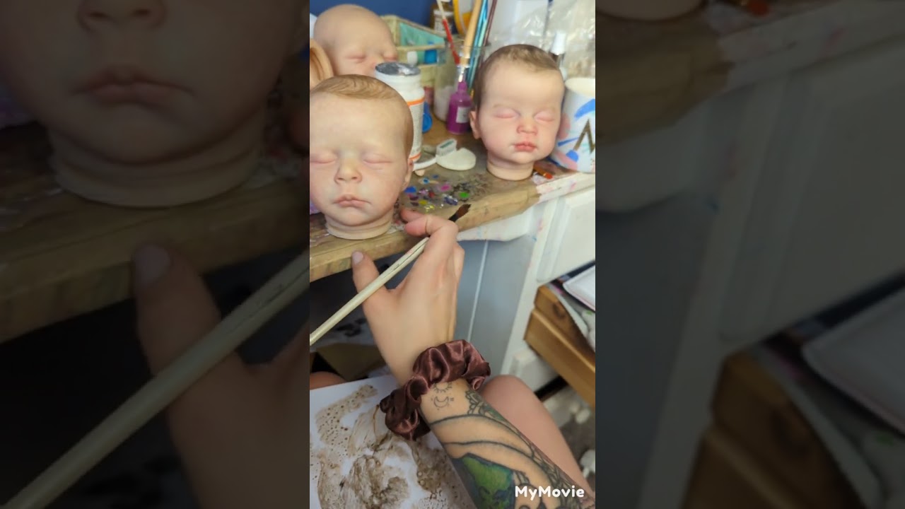 Everloved Hair Painting Tutorial- layering the hair 3D