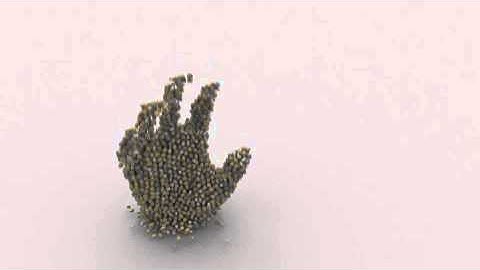 Sand Hand - nParticles