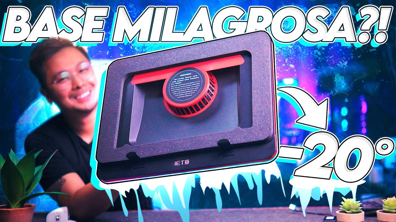 OK... Essa base ventilada REALMENTE TIROU 20° DE TEMPERATURA do meu note! IETS GT500