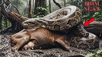 Phim Ngắn Giải Cứu: Những Anh Hùng Dũng Cảm Cứu Bò Mẹ Vô Tội Khỏi Sự Tấn Công Của Trăn Khổng Lồ