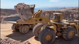 Massive Caterpillar 994 Wheel Loader Loading Dumpers - Mega Machines Movies