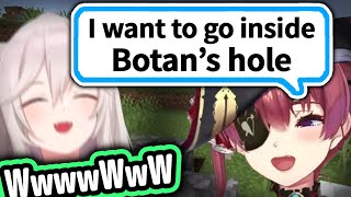 Marine Caught Botan OffGuard After Saying This In Front Of Everyone...【Hololive】