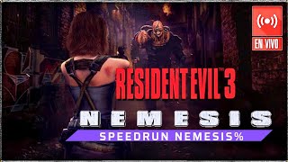 Resident Evil 3 Speedrun Nemesis% matando todos los nemesis - vamos por el top 3 del mundo