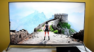 TCL P8S 4K UHD HDR PRO & Android Picture Quality (Tomb Raider 2 The Dagger Of Xian)