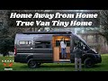 VAN Tiny Home Tour - 4 Season Ready - Take to the Beach or Mountains, it's Your Home Away from Home