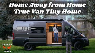 VAN Tiny Home Tour - 4 Season Ready - Take to the Beach or Mountains, it's Your Home Away from Home