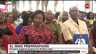 Households cautioned over waterborne diseases ahead of El Nino rains