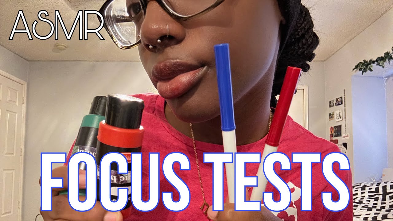 ASMR Focus Tests | Soft-spoken - YouTube