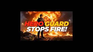 sharp Security Guard noticed the danger before it became disaster. 🔥🚨Fire prevention.#ViralShorts