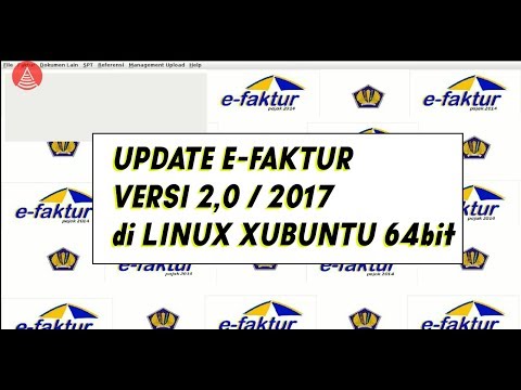 CARA UPDATE E-FAKTUR VERSI 2.0 (2017) DI LINUX