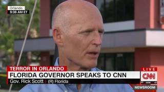 CNN Asks Rick Scott If He Is Responsible For Orlando Attack Because of FL Gun Laws