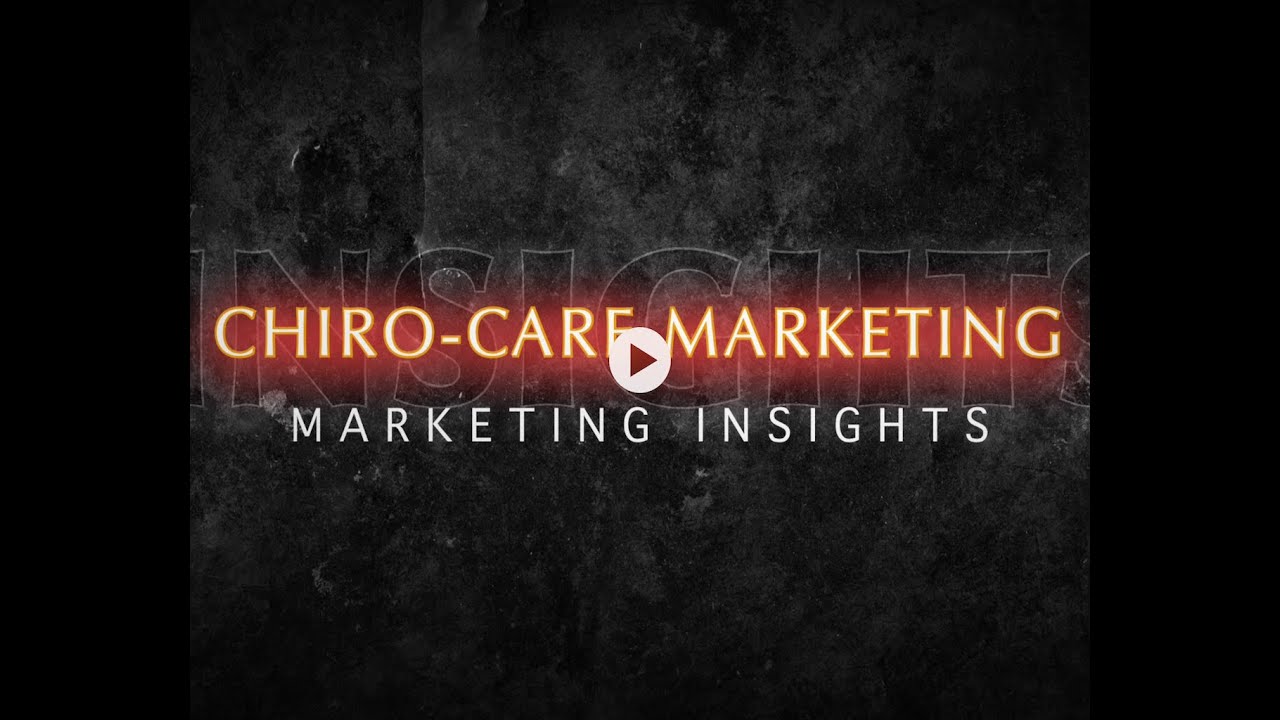 Chiropractic Care Marketing - Online Marketing Strategies