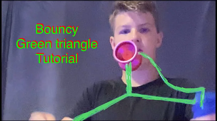 Bouncy green triangle tutorial yo-yo trick