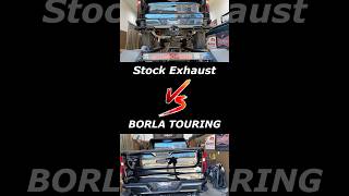2026 Chevy Silverado 5.3L Stock Vs Borla Touring Cat-Back