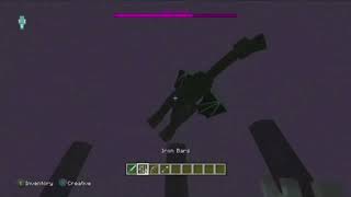 Minecraft Xbox One Edition Defeating Ender Dragon Boss Fight In Creative Mode With Vivaldi Summer