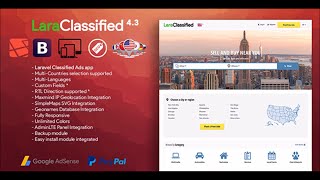 Create a Website for Free, Easily and Quickly with Template LaraClassifier complete cPanel