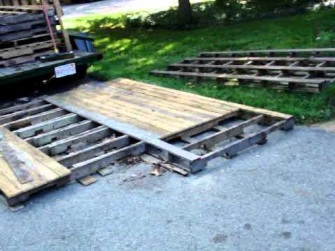 Pallet tractor shed Part 2 - YouTube