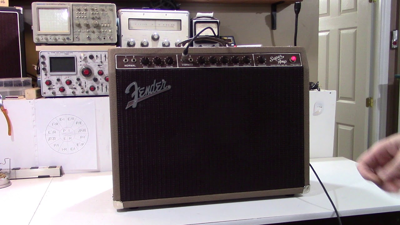 1960 Fender Super 6G4 Guitar Amp Restoration