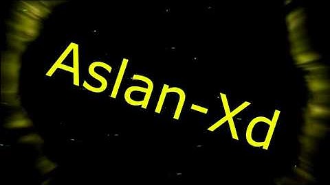 Intro nova no  Canal Aslan-Xd