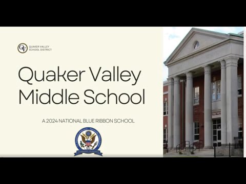 Quaker Valley Middle School 2024 National Blue Ribbon Teacher Video