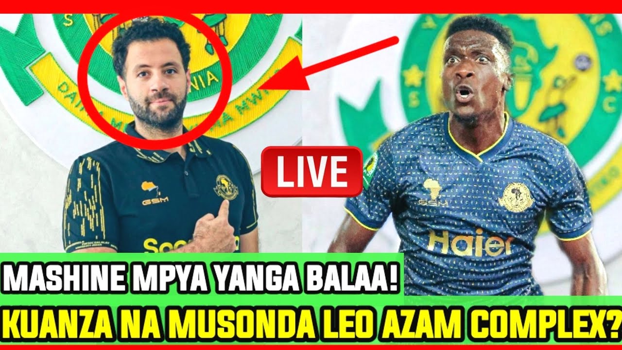 YANGA Vs TZ PRISONS | MASHINE MPYA YA YANGA KUTOKA TUNISIA BALAA ...