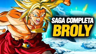 Saga de Broly 'El Saiyajin LEGENDARIO' en 1 VIDEO | Dragon Ball Resumen