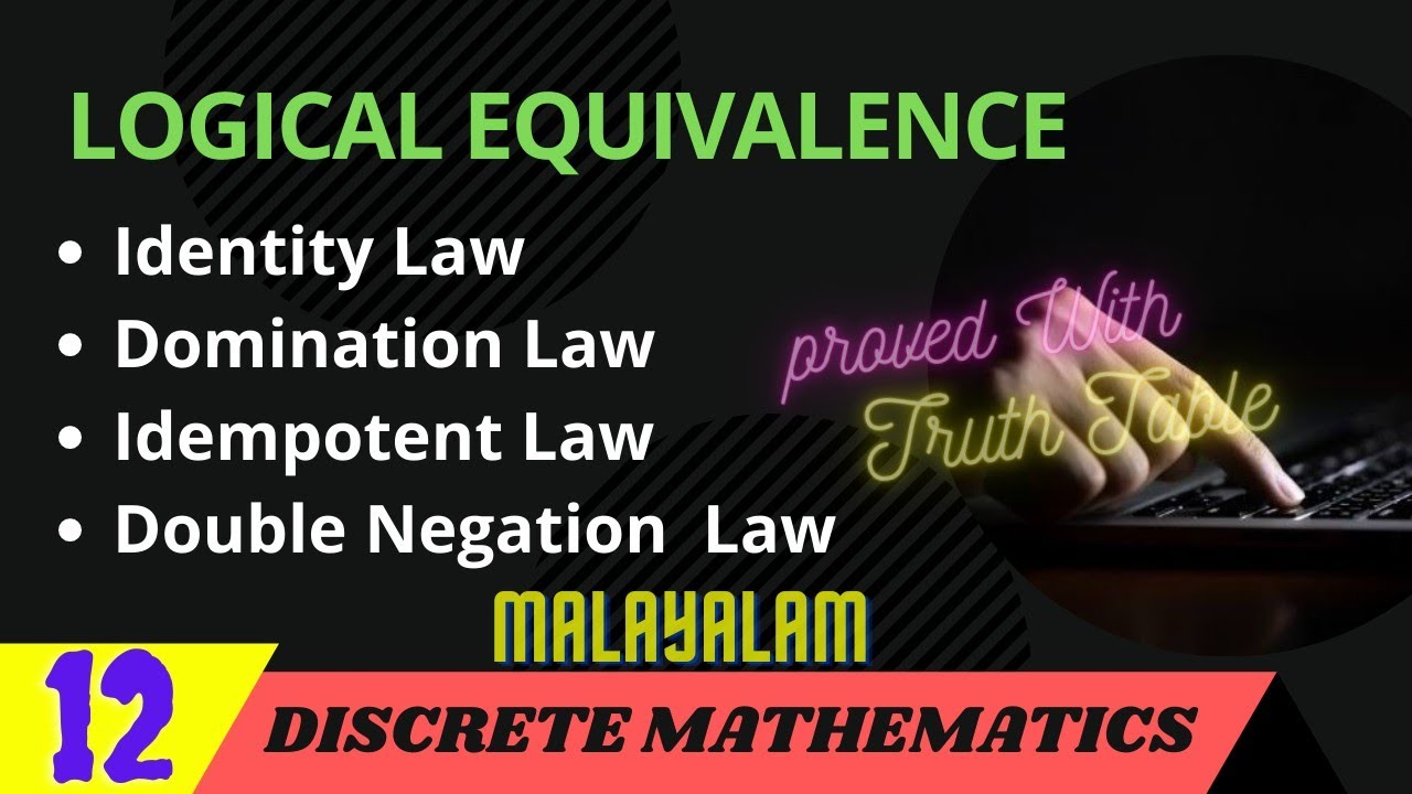 Logical Equivalence Identity Laws Domination Laws Dempotent Laws Logical equivalence identity laws domination laws dempotent laws