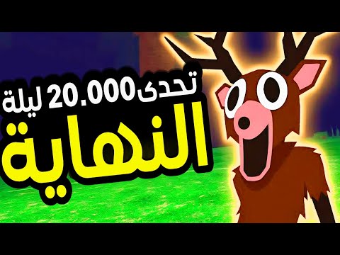 النهاية تحدى البقاء 20 000 ليلة في الغابة ج3 99    
