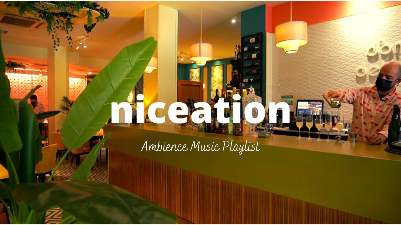 Cozy coffee shop ambience with relaxing music 🎵 Niceation Grid Playlist 