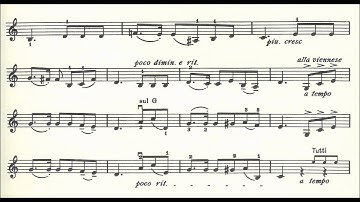 Kreisler, Fritz  The Old Refrain for violin + orchestra