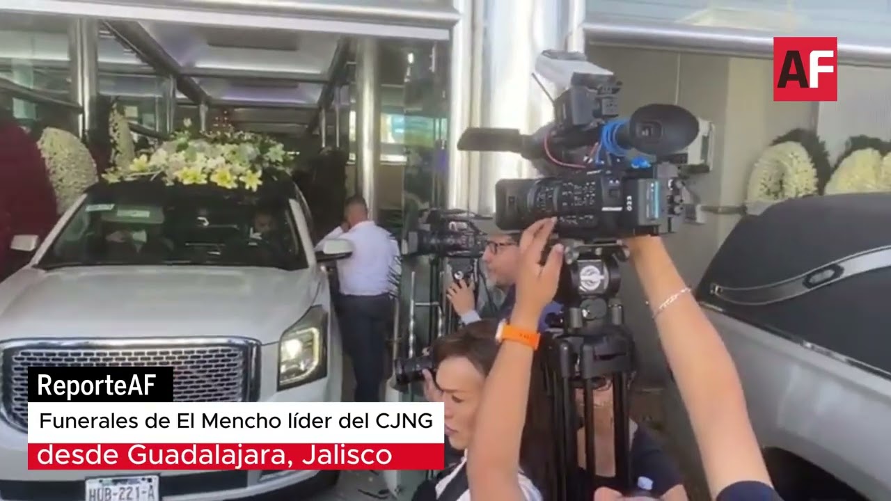 Funerales de Nemesio Oseguera Cervantes 'El Mencho' líder del #CJNG desde #Guadalajara, #Jalisco