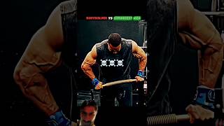 😱 BODYBUILDER VS STRONGEST MEN BEND BAR TEST 🔥 #amirkhanvoice #shorts