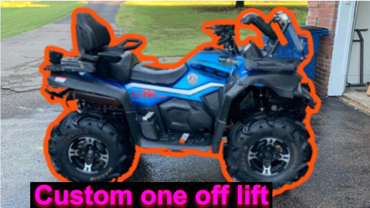 CFMOTO 600 CUSTOM LIFT KIT - YouTube