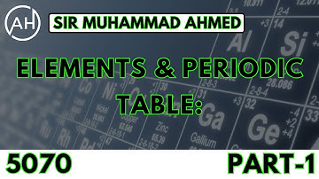 Elements & Periodic Table | Quran & Chemistry By: Sir Ahmed
