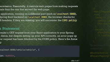 Resolving CORS Policy Issues in Spring Boot and React JS