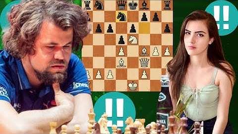 Magnus Carlsen vs Tania Sachdev Mind Blowing chess game 3