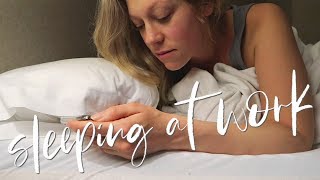 SLEEPING AT THE HOSPITAL VLOG \\ Day in the Life of an OR Nurse On Call | Alyssa All Day