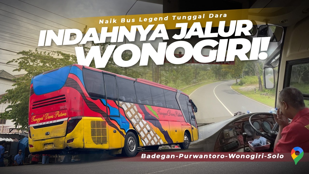 BUS LEGEND PENAKLUK JALUR GUNUNG !! 😍 Trip Purwantoro-Solo Naik Tunggal Dara