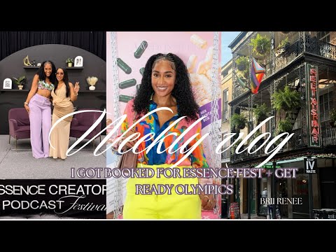 I GOT BOOKED AT ESSENCE FEST 2026 + THE GET READY OLYMPICS + HAIR CARE SHOPPING