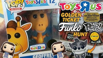 Golden Ticket Toys R Us Funko Pop Hunt (CHASE!)