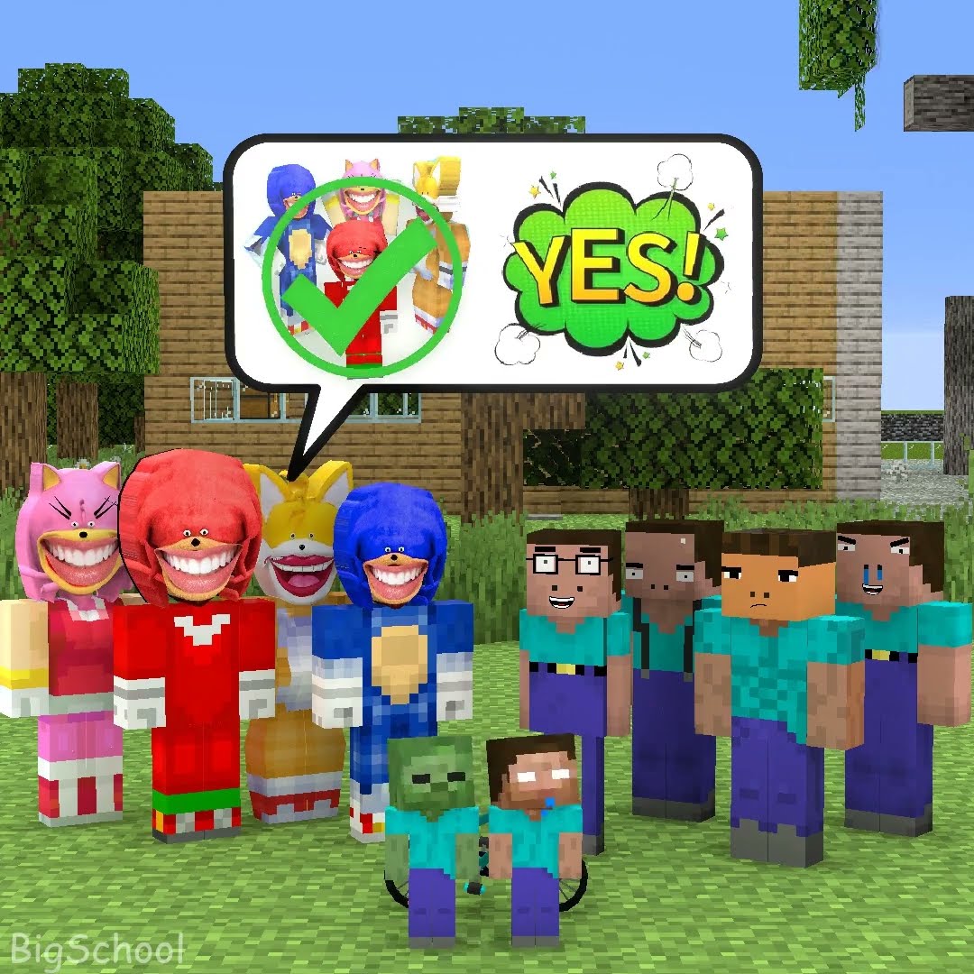 Do you like Team Shin Blue or Team Herobrine?! ?