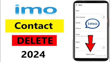 How To Delete Imo Contacts | Remove Imo Contacts | how to delete imo contacts number