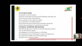 Architecture of 8085 | MPMC | SNS Institutions