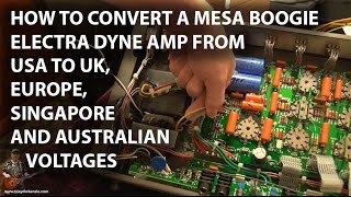 How To Convert A Mesa Boogie Electra Dyne To 240 Volts Install A Power Transformer Tony Mckenzie Youtube