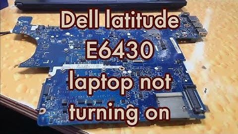 Dell Latitude E6430 Laptop not turning on #dell #laptoprepair #srtech #chiplevel #repair #asmr