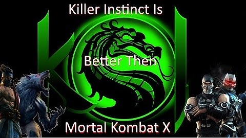 Killer Instinct Is Better Then Mortal Kombat X #WeGameHere @TheofficialWGH  #MortalKombatX