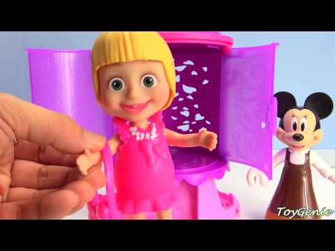 Minnie MParachutee and Masha Bicyclesetting thereon Dress Up Wrong Clothes