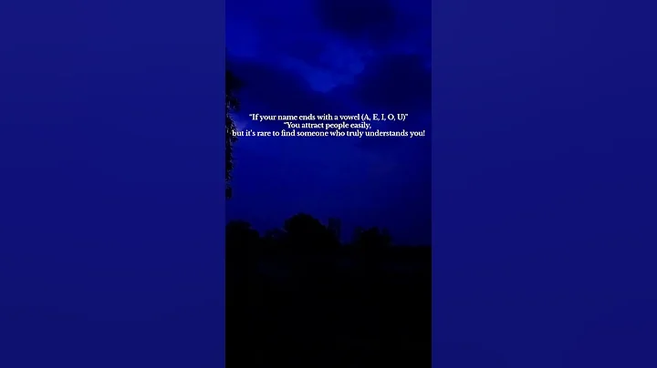 If your name ends with a vowel A, E, I, O, U 👀✨#shorts