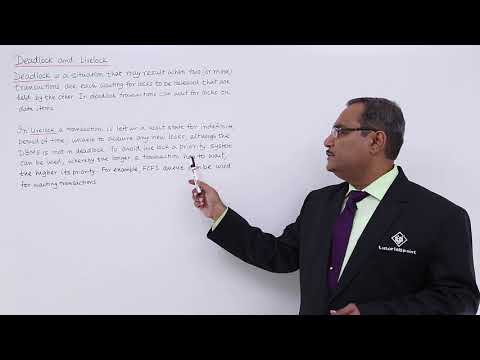 DBMS - Deadlock and Livelock