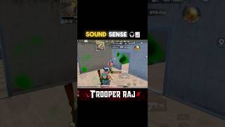 Sound Sense 🎧📈 #bgmi #trooperraj #pubgmobile #viralshort #shortfeed #viral #1vs4 #closerange